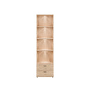 Verniq 55 cm Bookcase with 2 Drawers