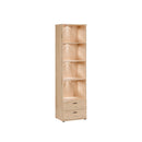 Verniq 55 cm Bookcase with 2 Drawers