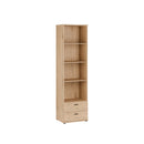 Verniq 55 cm Bookcase with 2 Drawers