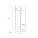 Verniq 90 cm Wardrobe