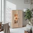 Verniq Left-Hand Display Cabinet