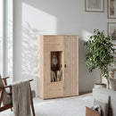 Verniq Left-Hand Display Cabinet