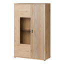 Verniq Left-Hand Display Cabinet