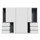 Winn II Sliding Door Wardrobe with Drawers 270cm