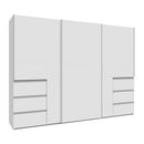 Winn II Sliding Door Wardrobe with Drawers 270cm