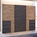 Winn II Sliding Door Wardrobe with Drawers 270cm