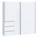 Winn II Sliding Door Wardrobe with Drawers 200cm