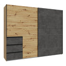 Winn II Sliding Door Wardrobe with Drawers 250cm