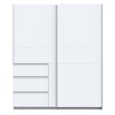 Winn II Sliding Door Wardrobe with Drawers 170cm