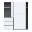 Winn II Sliding Door Wardrobe with Drawers 170cm