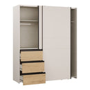 Winn II Sliding Door Wardrobe with Drawers 170cm