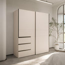 Winn II Sliding Door Wardrobe with Drawers 170cm