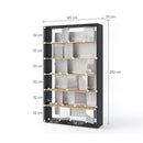FITT FP-01 - bookcase with LED lighting