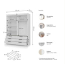 Kera Sliding Door Wardrobe 170cm