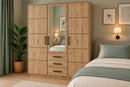 Kos D3 Mirrored Hinged Door Wardrobe 149cm (KOS-D3)