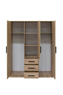 Kos D3 Mirrored Hinged Door Wardrobe 149cm (KOS-D3)