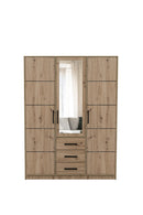 Kos D3 Mirrored Hinged Door Wardrobe 149cm (KOS-D3)