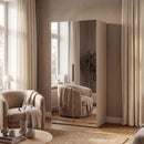 Lumo Hinged Door Wardrobe 100cm