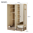 Lenny LY-01 Hinged Wardrobe 135cm