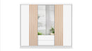 Mallorca Hinged Mirror Door Wardrobe 250cm (MALLORCA-250)