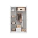 Mora Hinged Door Wardrobe 122cm