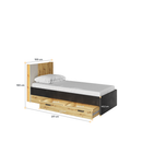 Qubic QB-12 Bed With LED