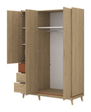 Scandi Hinged Door Wardrobe 144cm
