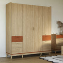 Scandi Hinged Door Wardrobe 190cm