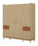 Scandi Hinged Door Wardrobe 190cm