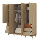 Scandi Hinged Door Wardrobe 190cm