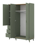 Scandi Hinged Door Wardrobe 144cm