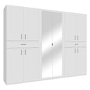 Serenade Hinged Wardrobe with Mirror