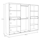 Serenade Hinged Wardrobe with Mirror