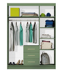 Bali II D3 Hinged Mirrored Door Wardrobe 147cm