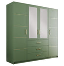 Bali II D4 Hinged Mirrored Door Wardrobe 196cm