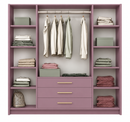 Bali II D4 Hinged Mirrored Door Wardrobe 196cm