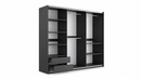 Evora Mirrored Sliding Door Wardrobe 250cm