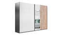 Evora Mirrored Sliding Door Wardrobe 250cm