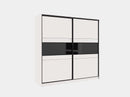 Manhattan Sliding Door Wardrobe 226cm (MANHATTAN-226)