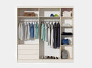 Manhattan Sliding Door Wardrobe 226cm (MANHATTAN-226)