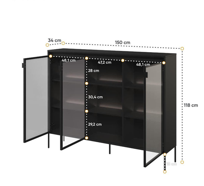 Trend TR-08 Display Cabinet 150cm