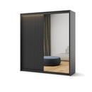 Trend 2 Sliding Mirrored Door Wardrobe with LED Lights