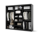 Trend 3 Sliding Mirrored Door Wardrobe with LED Lights
