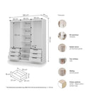 Vira Sliding Door Wardrobe 180cm