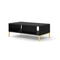 Wave Coffee Table 90cm [Black] - White Background