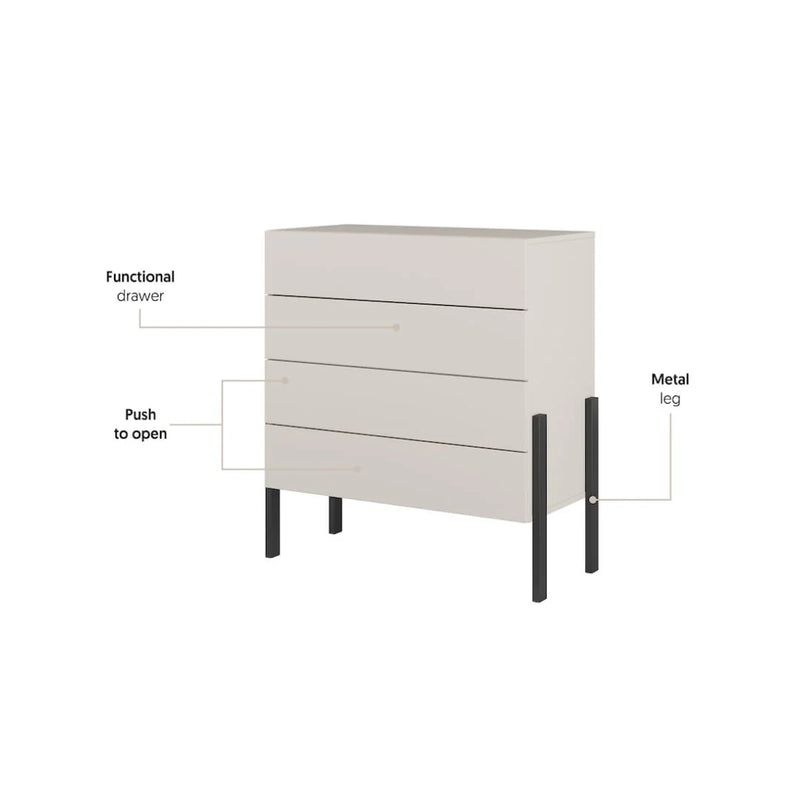 Yukon Chest Of Drawers 80cm