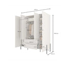 Yukon Hinged Door Wardrobe 180cm