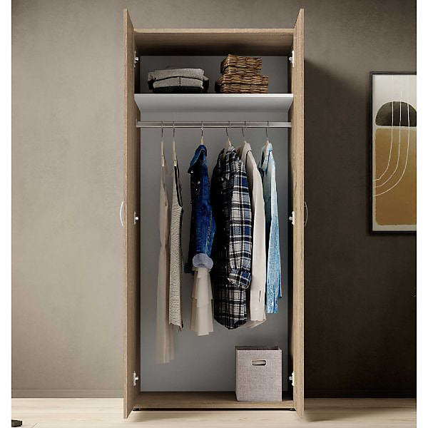 Base 2 Door Hinged Wardrobe