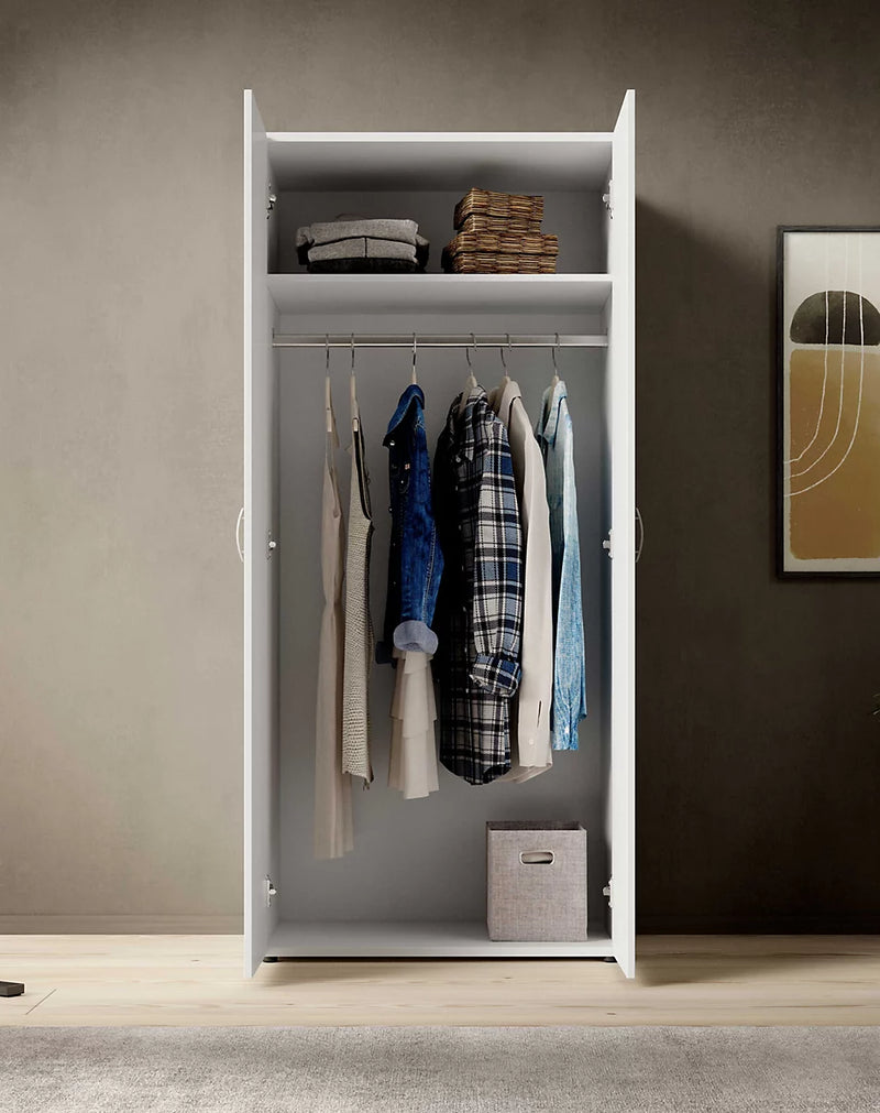 Base 2 Door Hinged Wardrobe