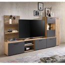 Heathrow Entertainment Unit With LED Lighting 250cm